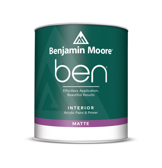 ben Waterborne Interior Paint- Flat F624