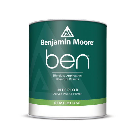 ben Waterborne Interior Paint- Semi-Gloss F627