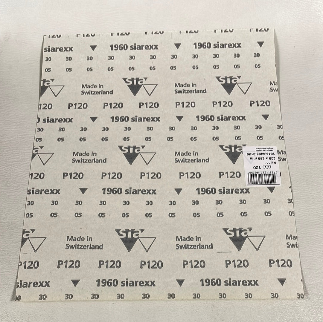 Sia 120 grit/sheet