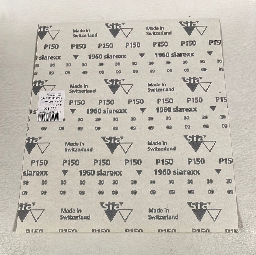 Sia 150 grit/sheet