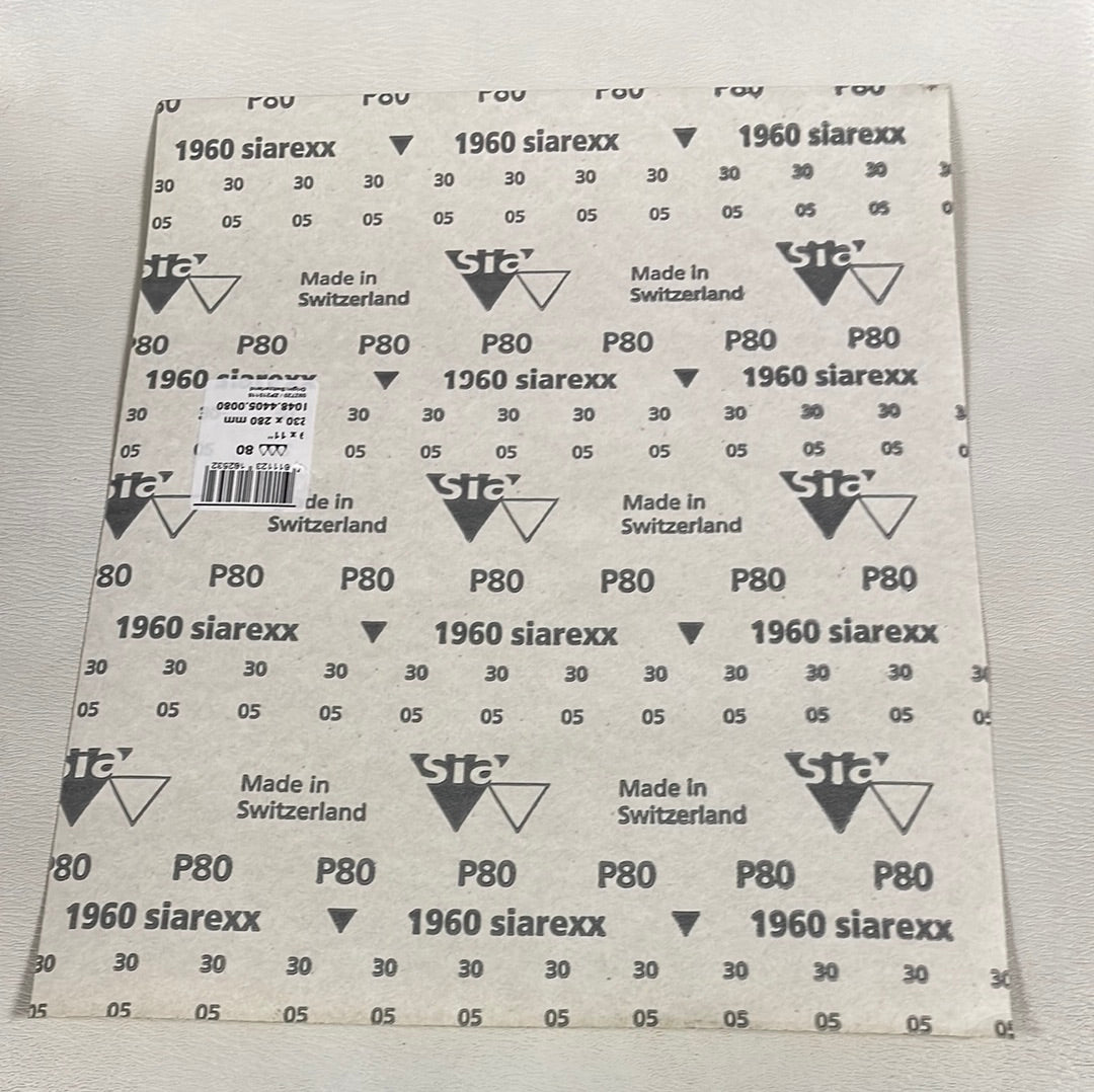 Sia 80 grit/sheet