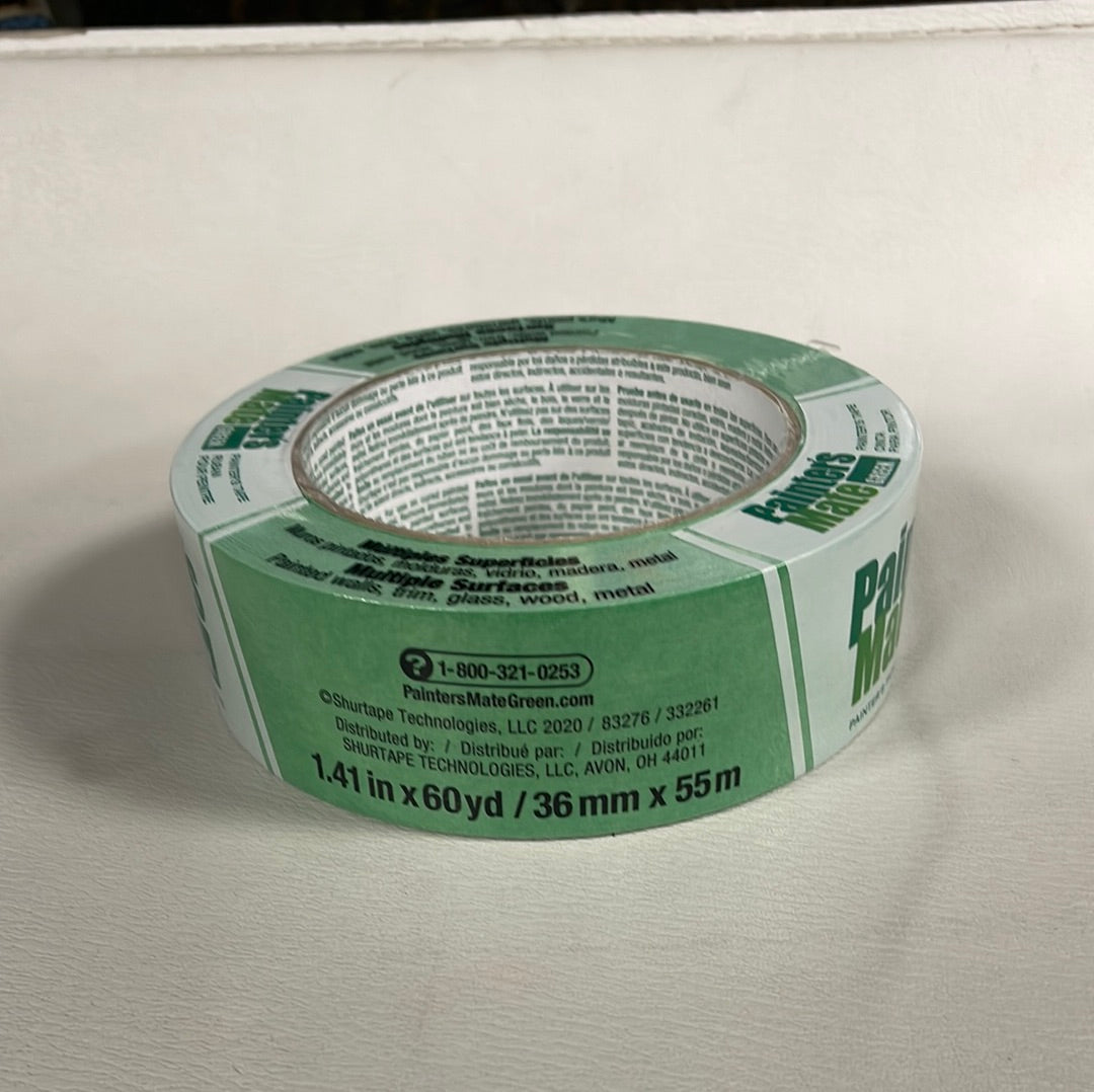 Painter’s Mate Green Masking Tape 1-1/2”