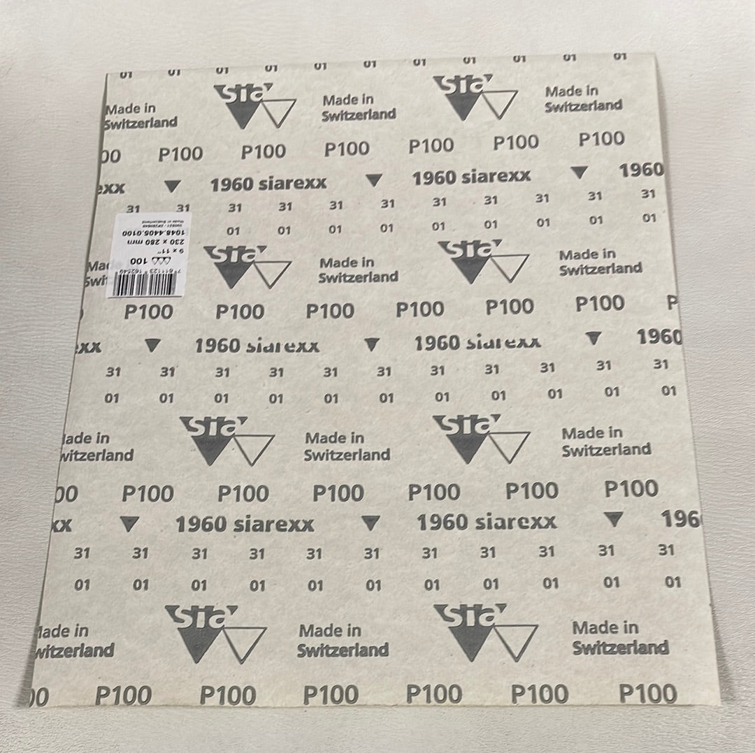 Sia 100 grit/sheet