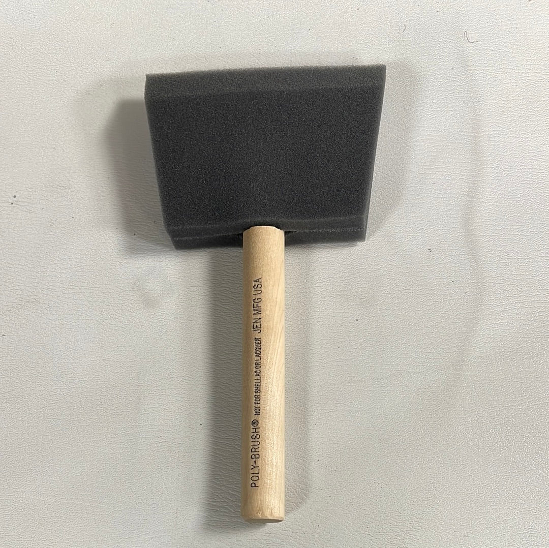 Foam brush 4”