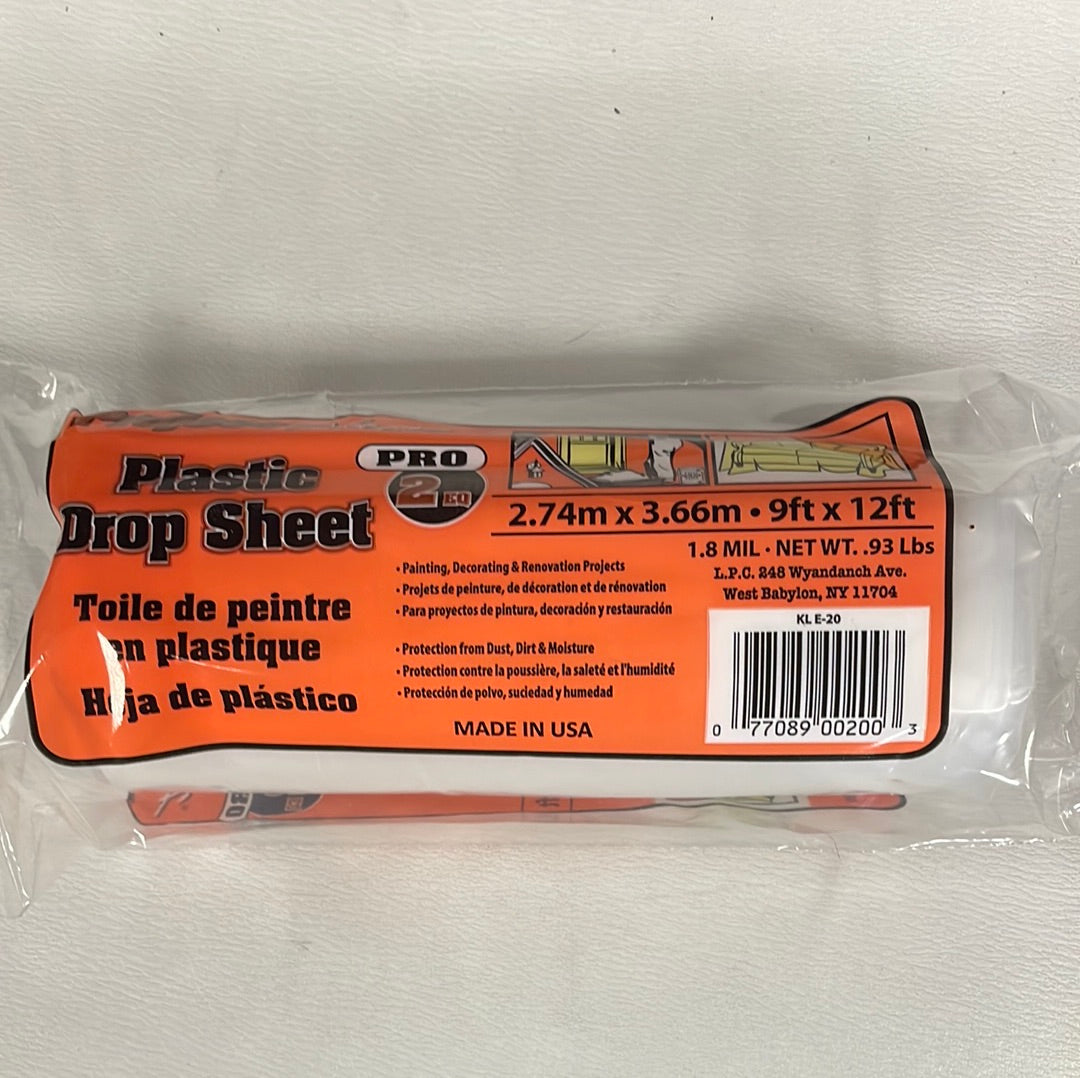 Plastic Drop sheet High Park Paints