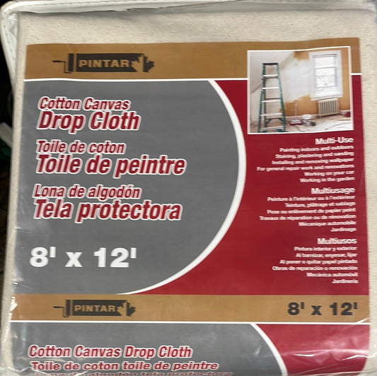 Pintar Cotton Canvas Drop Cloth 8x12