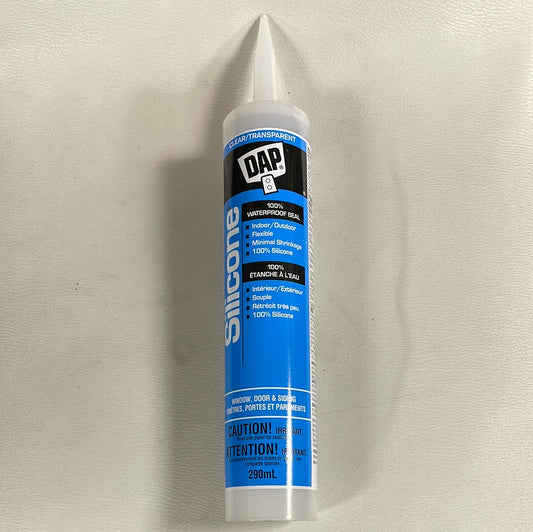 Dap 100% Silicone Clear  windows, doors and siding