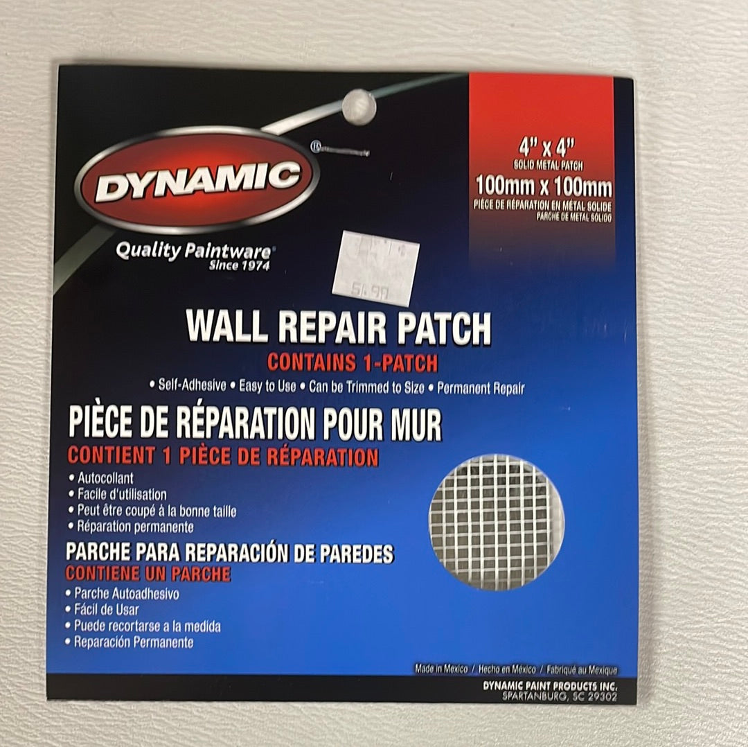 Fibatape 4"x4”Drywall Patch